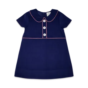 Emily Dress | Navy Corduroy (2T, 7)