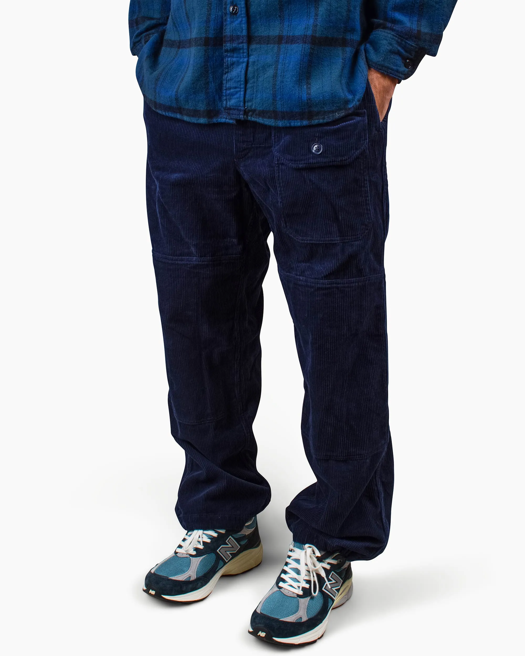 Engineered Garments Deck Pant Navy 8W Corduroy