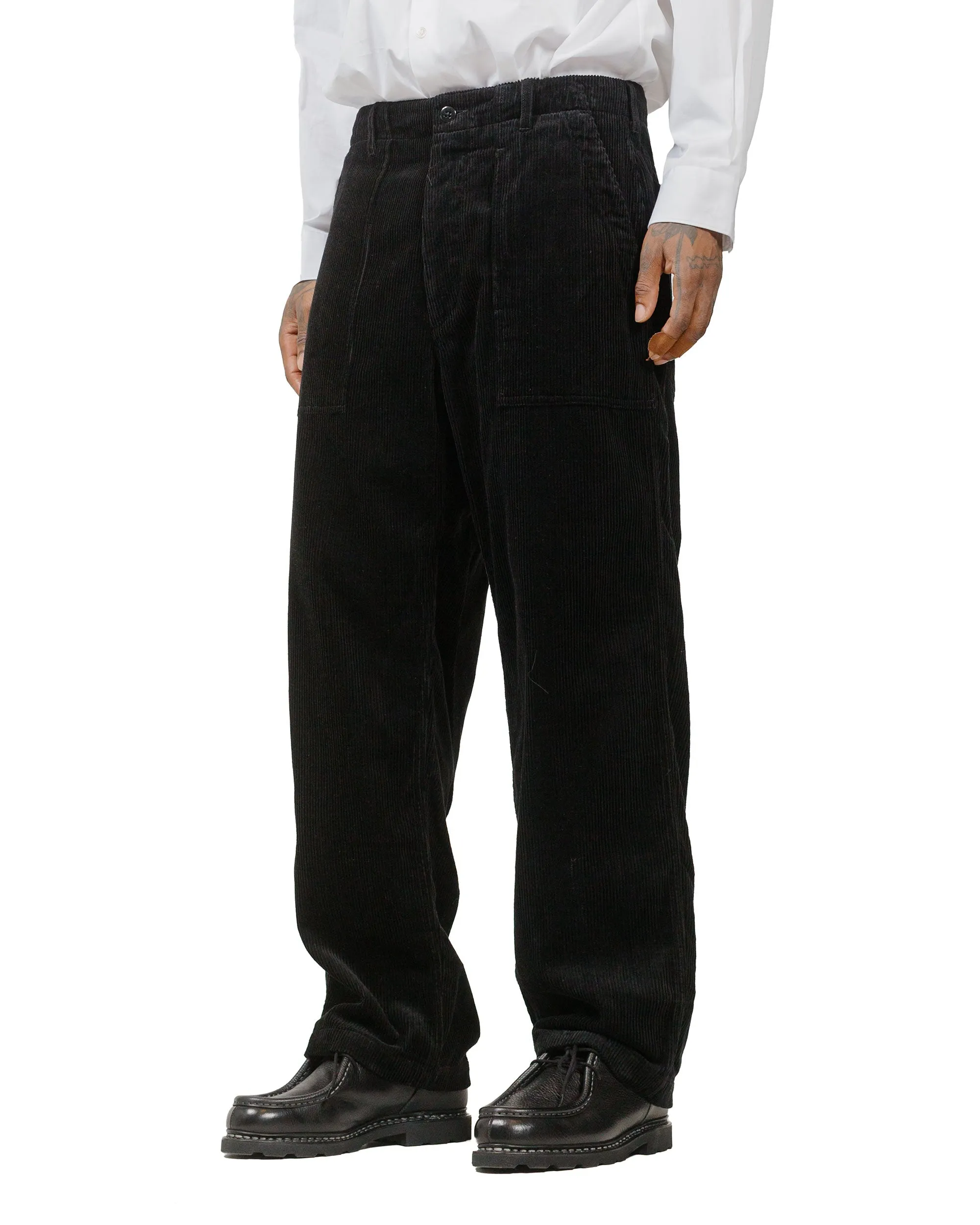 Engineered Garments Fatigue Pant Black Cotton 8W Corduroy