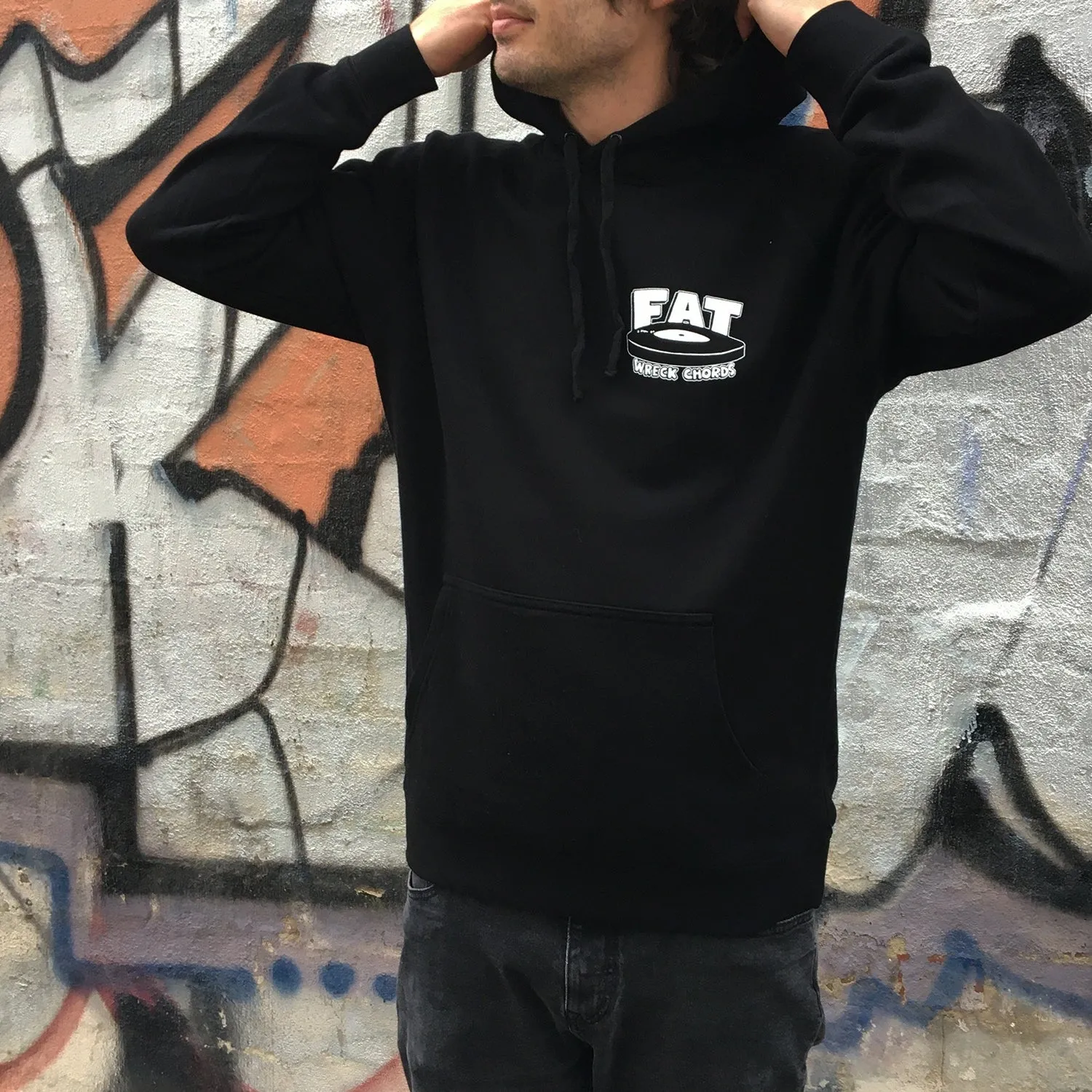 Fat Wreck Chords Logo Pullover Hoodie (Black)