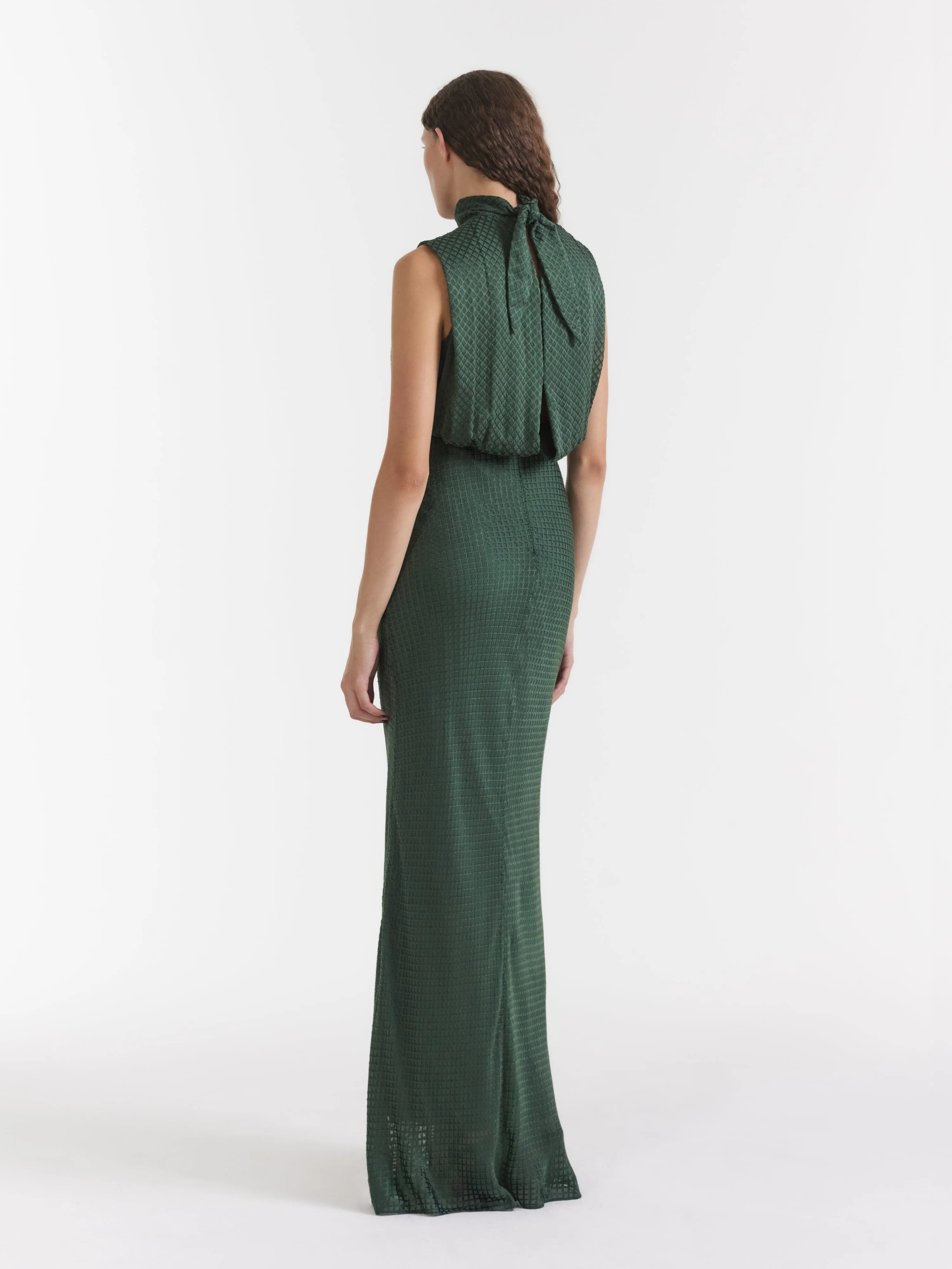 Fleur Dress in Emerald