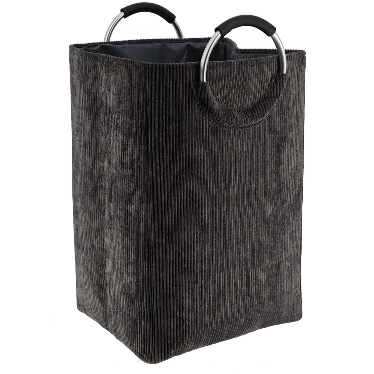 Foldable Corduroy Laundry Basket 55L