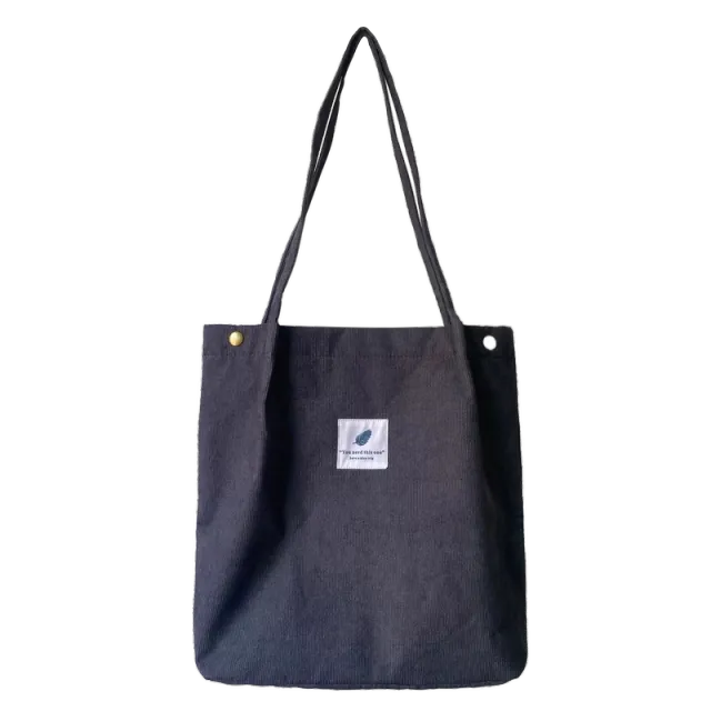 Foldable Corduroy Shopping Bag