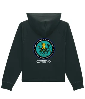 Ghostnet Campaign Crew Women's Boxy Cropped Hoodie