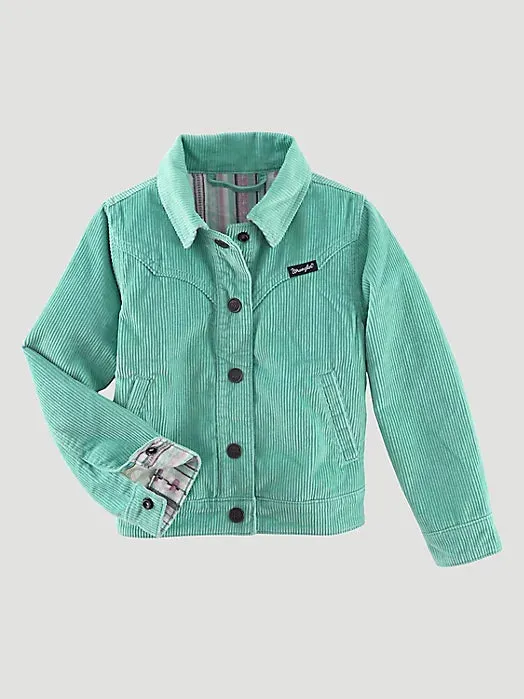 Girl's Wrangler Mint Corduroy Jacket