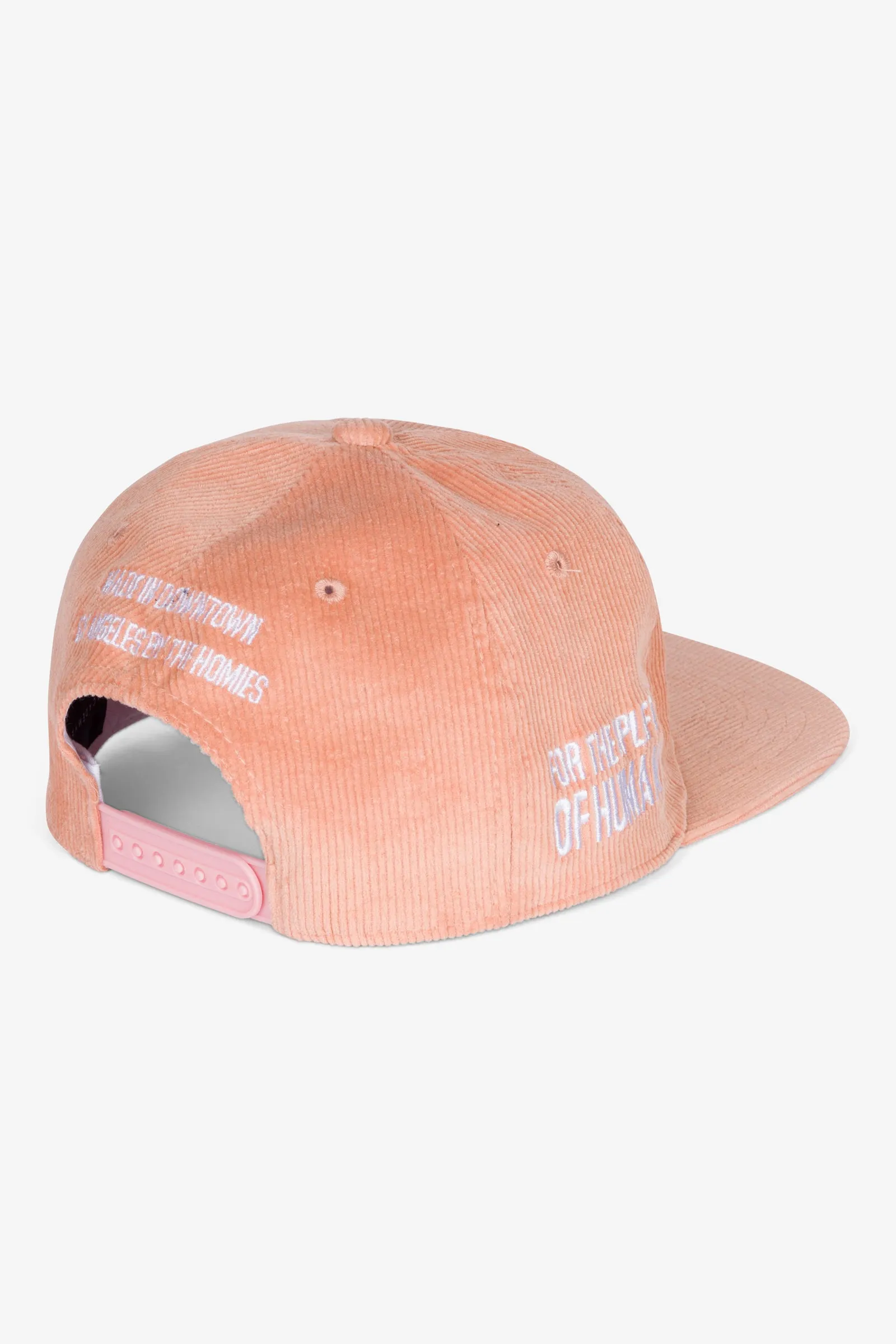 GRATITUDE CORDUROY HAT PINK