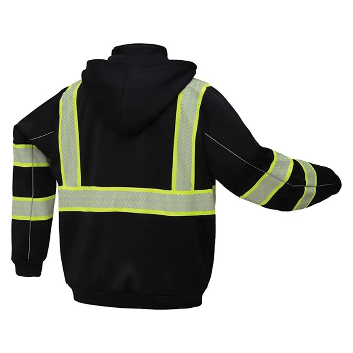 GSS Safety Non-ANSI Black ONYX Heavyweight High Visibility Sweatshirt