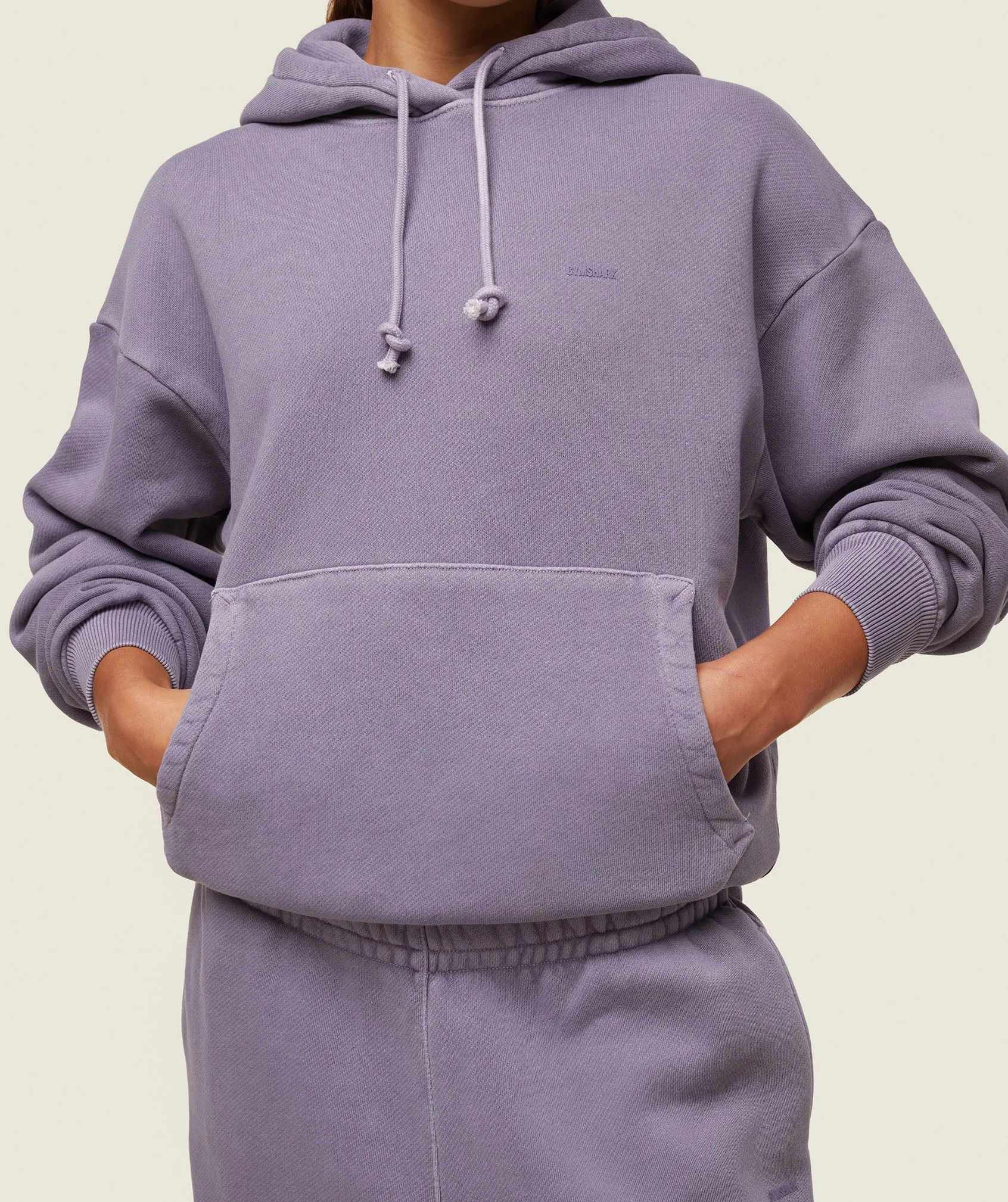 Gymshark everywear Relaxed Hoodie - Fog Purple