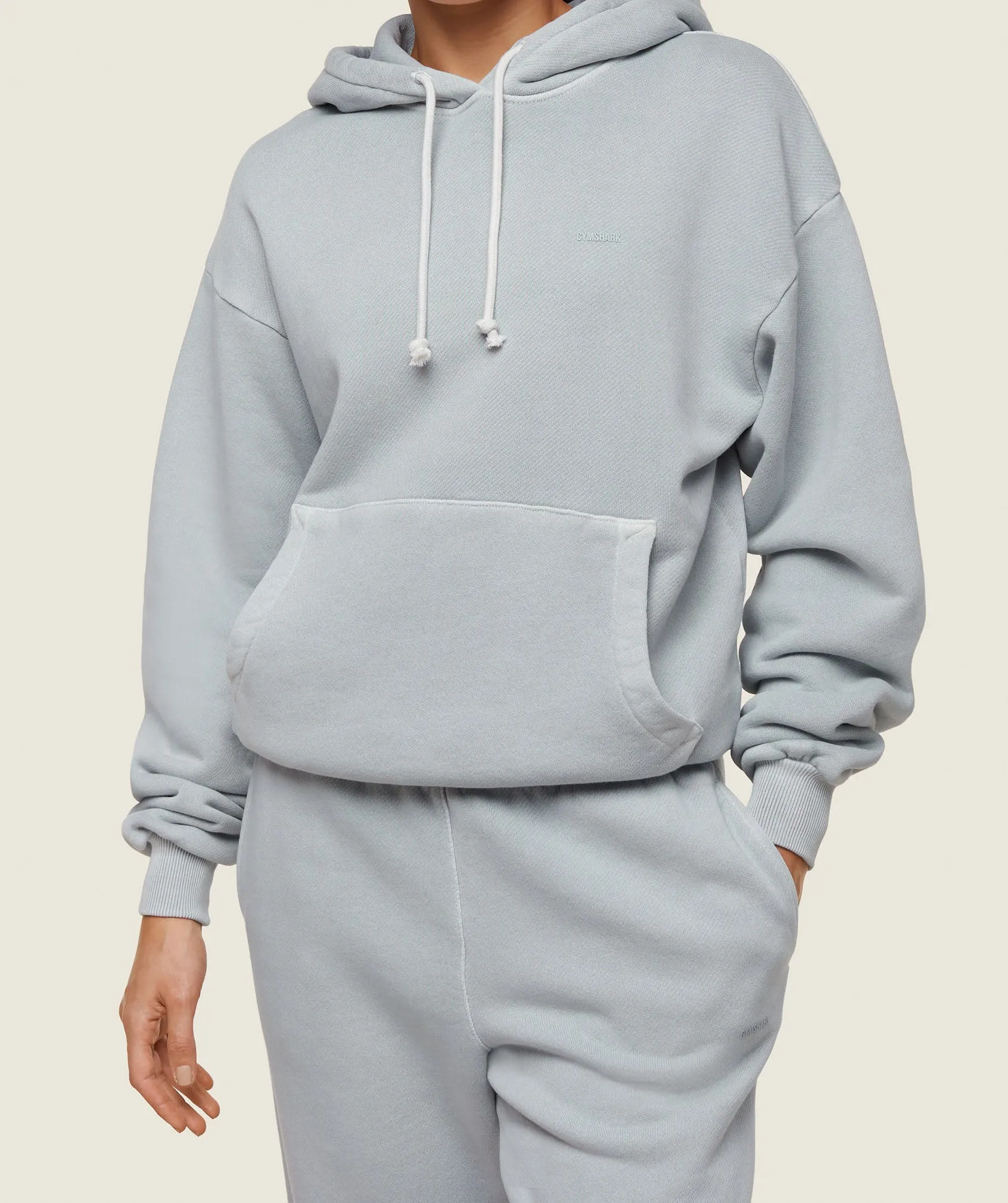 Gymshark everywear Relaxed Hoodie - Ice Grey