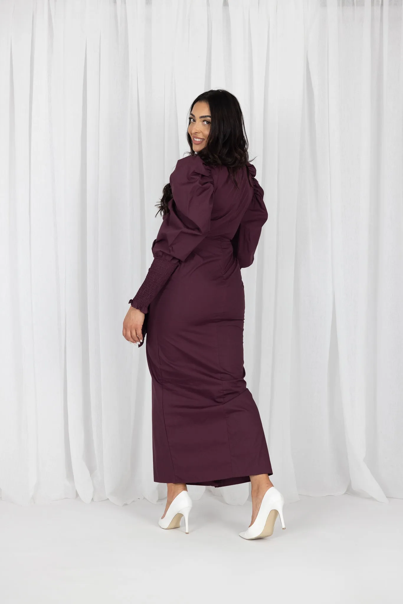 Harlow Puff Sleeve Maxi Dress