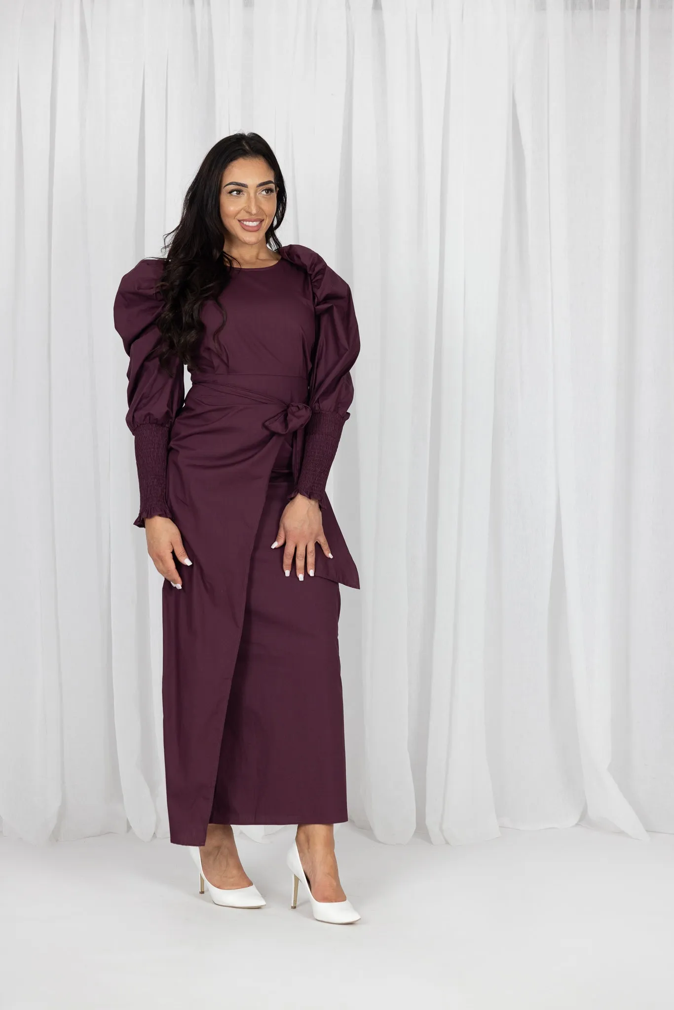 Harlow Puff Sleeve Maxi Dress