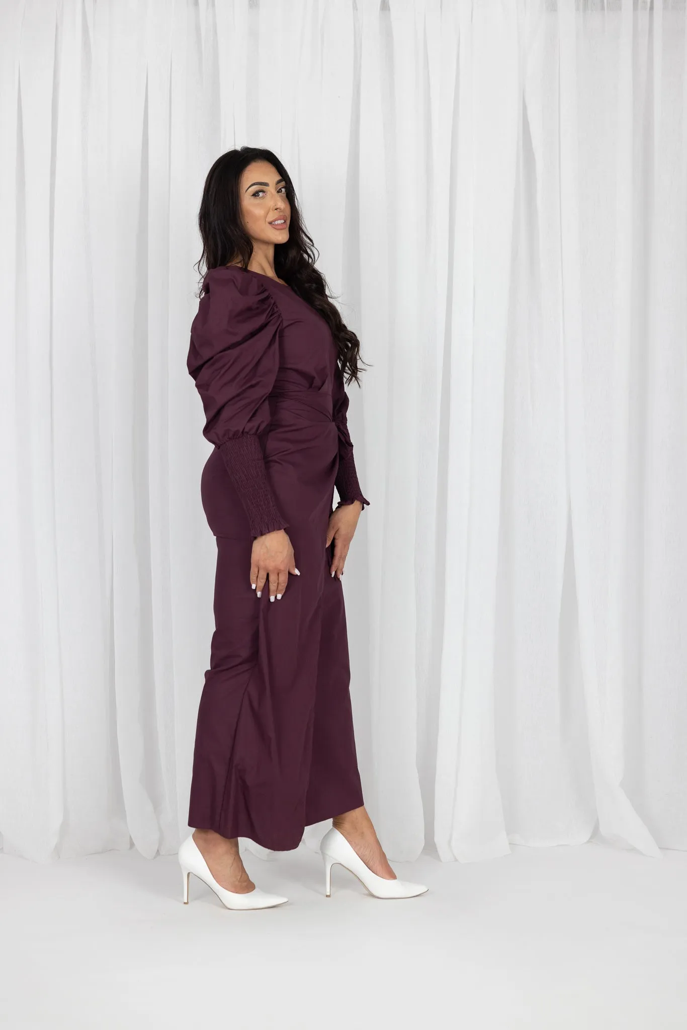 Harlow Puff Sleeve Maxi Dress