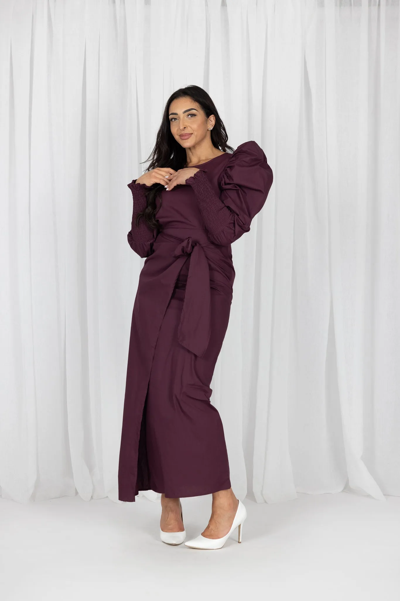 Harlow Puff Sleeve Maxi Dress