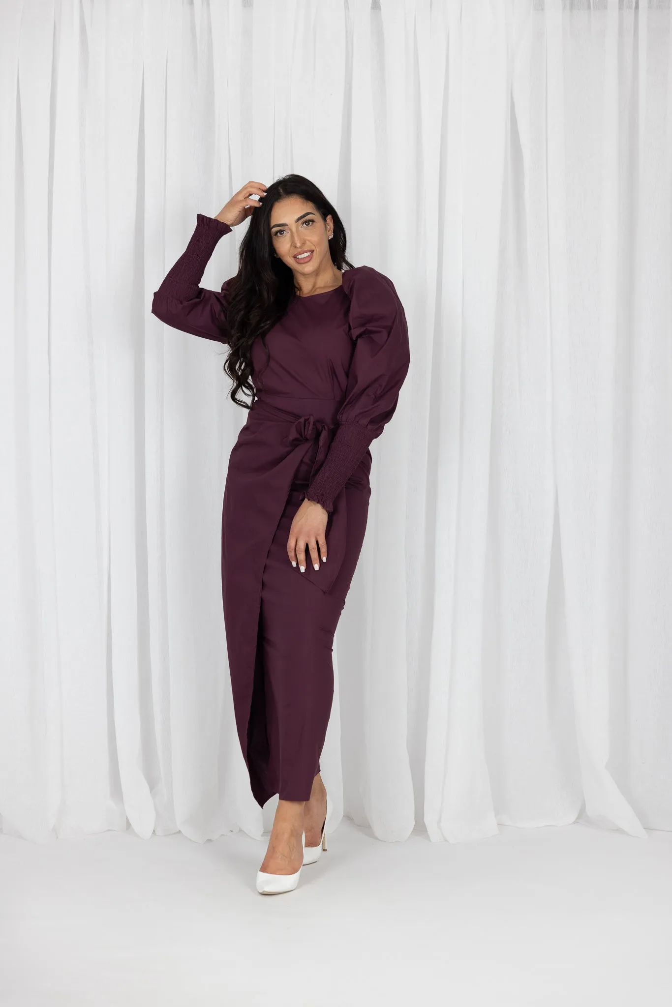 Harlow Puff Sleeve Maxi Dress