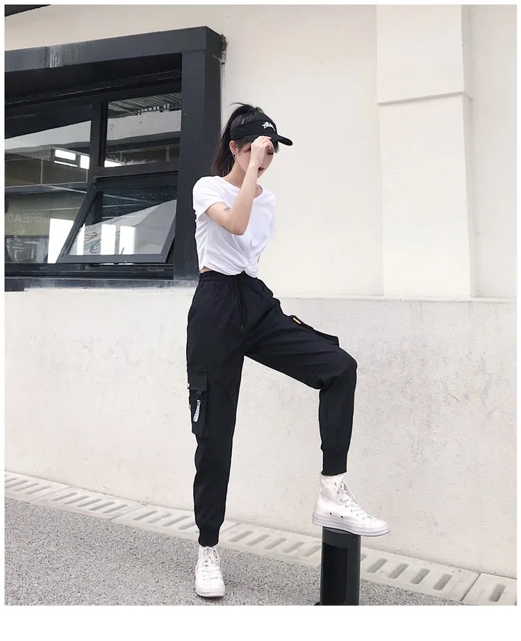 High Waist Loose Streetwear Big Pockets Cargo pants