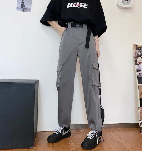 High Waist Loose Streetwear Big Pockets Cargo pants