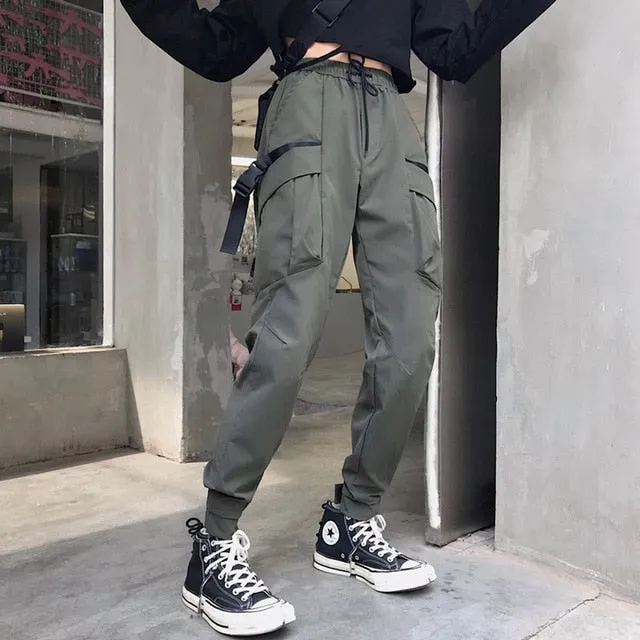 High Waist Loose Streetwear Big Pockets Cargo pants