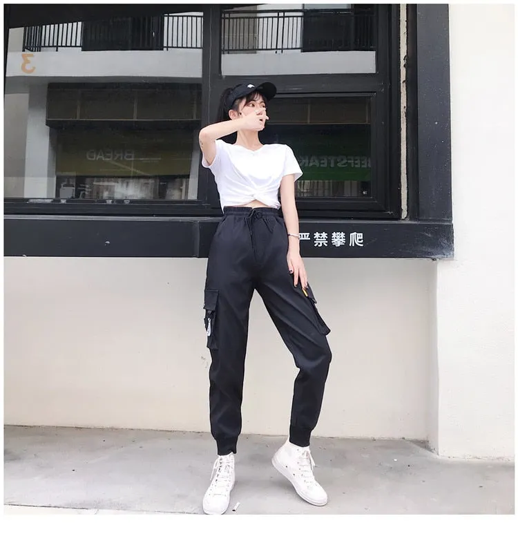 High Waist Loose Streetwear Big Pockets Cargo pants