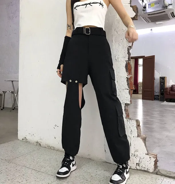 High Waist Loose Streetwear Big Pockets Cargo pants