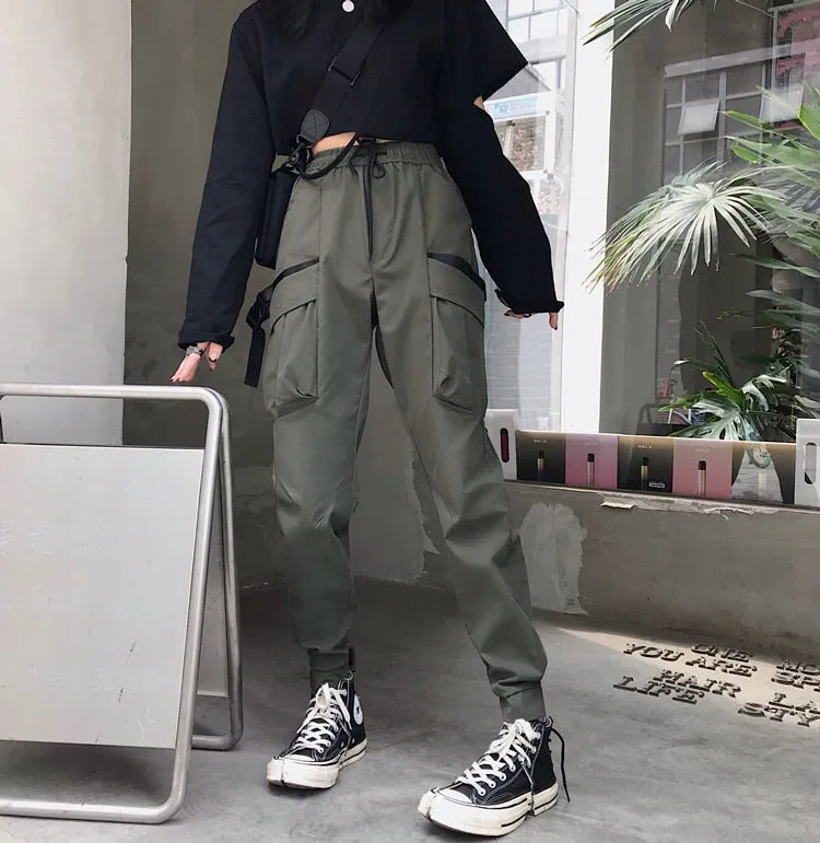 High Waist Loose Streetwear Big Pockets Cargo pants