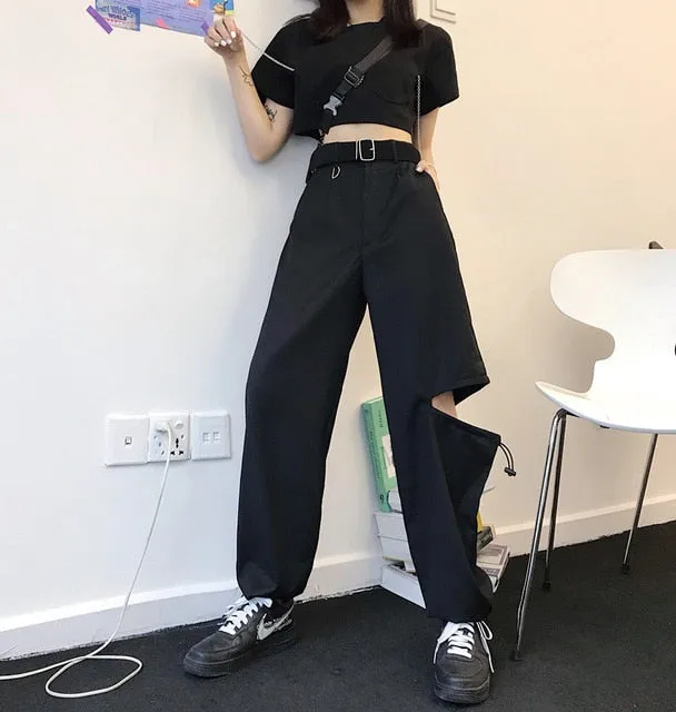 High Waist Loose Streetwear Big Pockets Cargo pants