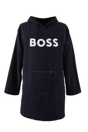 Hugo Boss Home SURF Dark Navy Hoodie Beachrobe (Unisex)