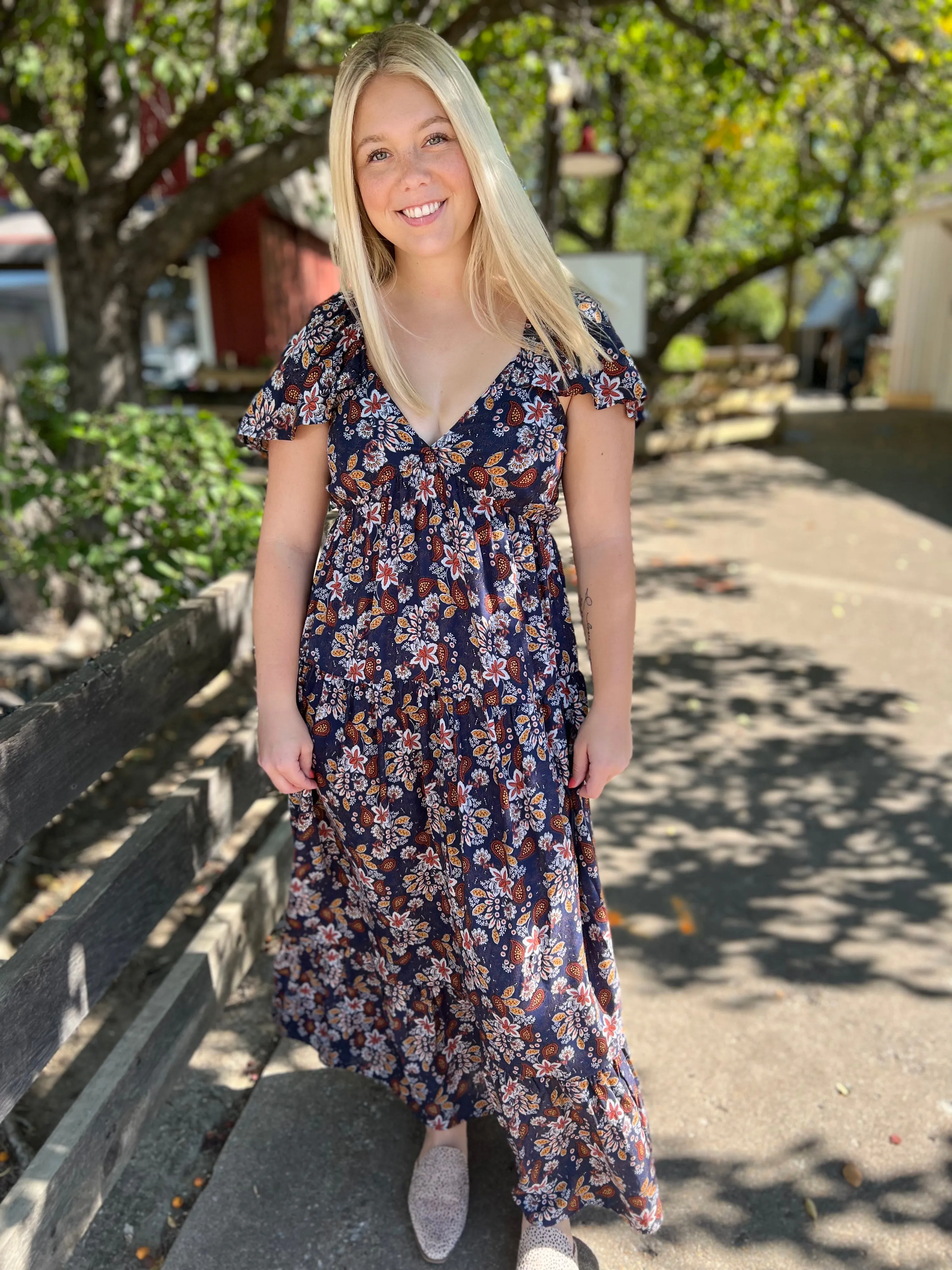 I'm The Tornado Floral Dress