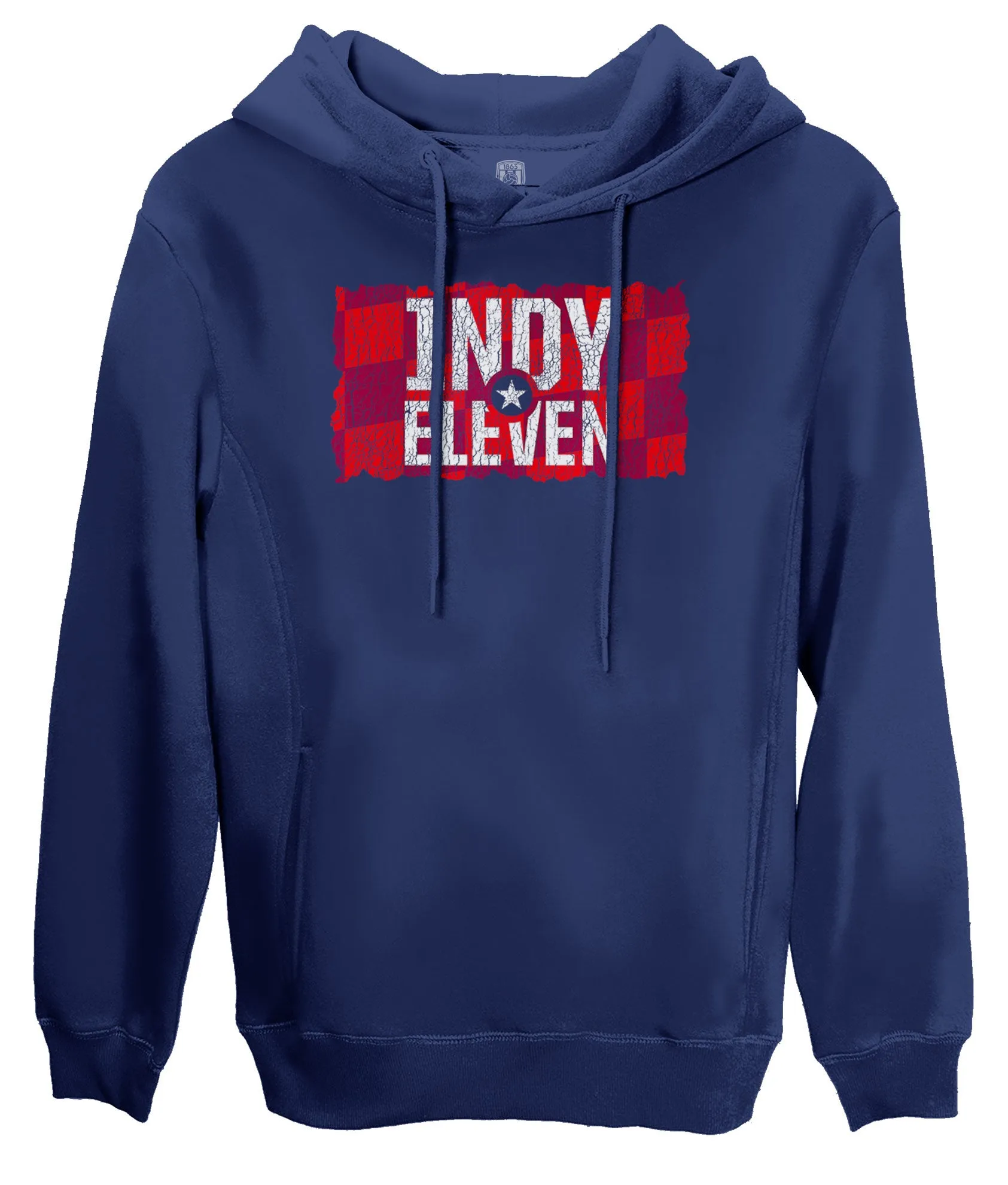 Indy Eleven Club Wordmark Fleece Pullover Hoodie - Navy