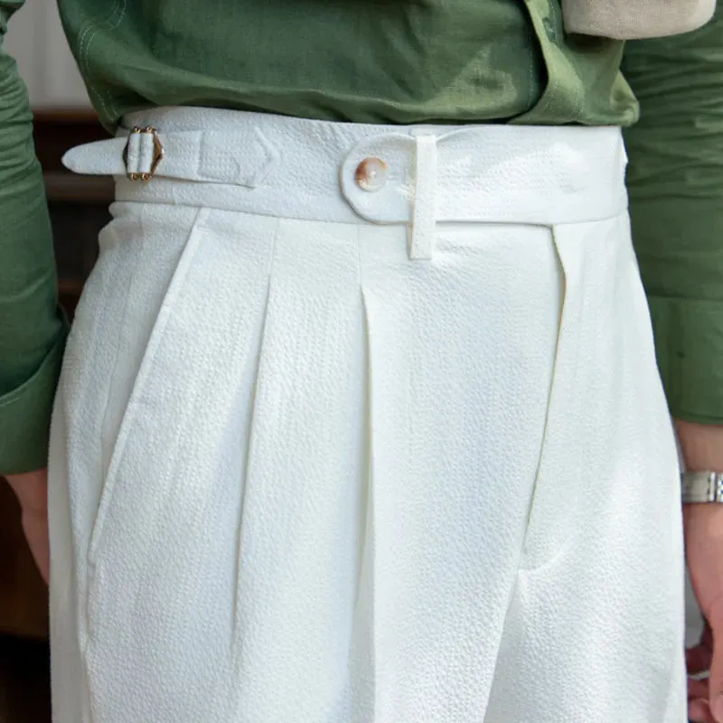 Italian design office high-waist trousers