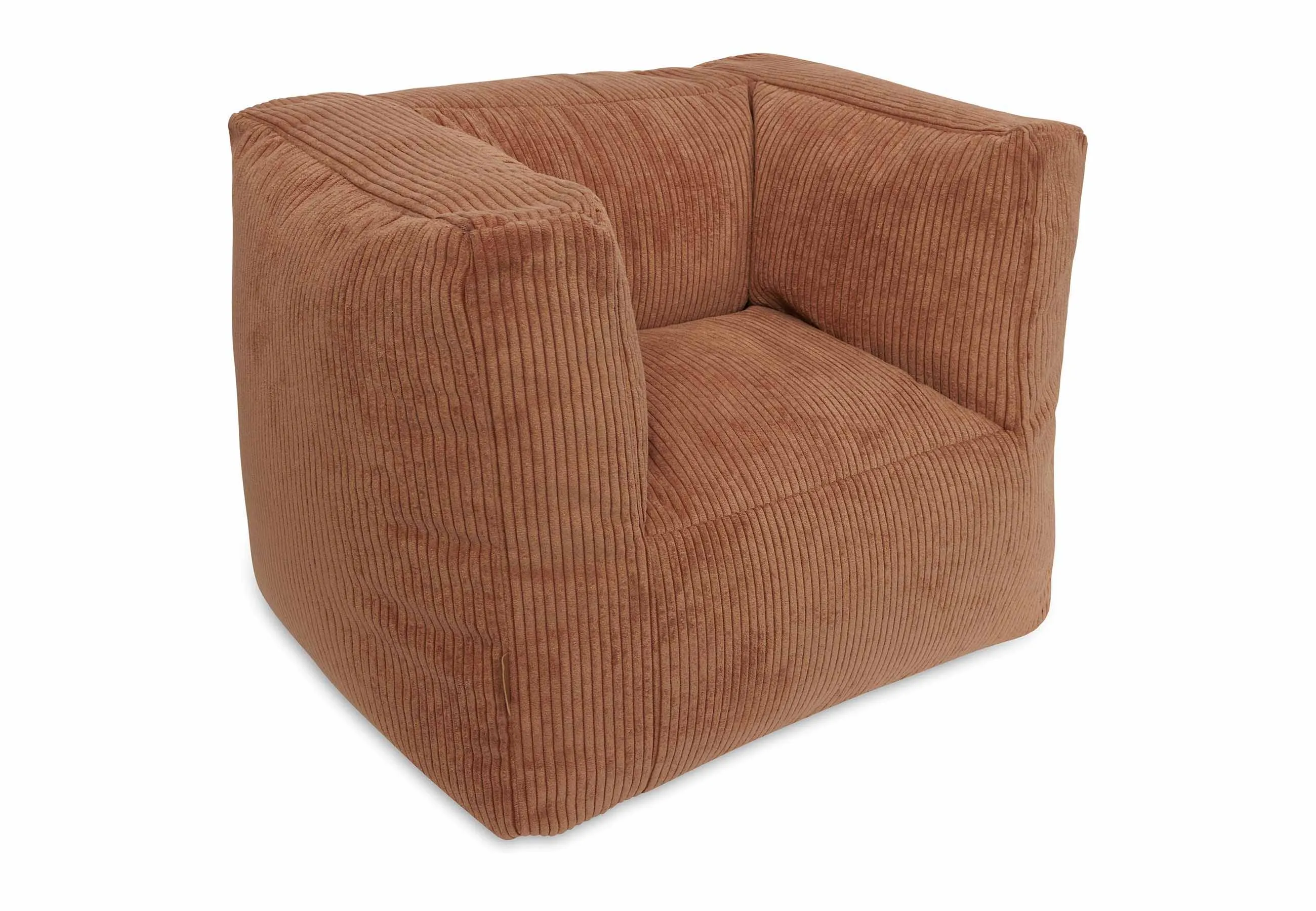 Kids Chair Beanbag Corduroy - Caramel