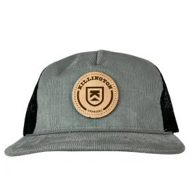 Killington Logo Leather Patch  930 Corduroy Trucker Hat