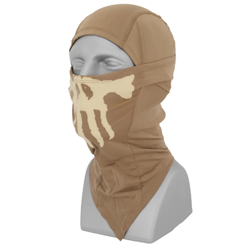 Lancer Tactical Glow in the Dark Airsoft Ghost Skull Mask Balaclava