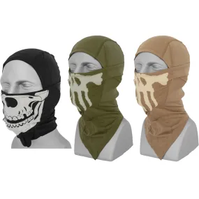 Lancer Tactical Glow in the Dark Airsoft Ghost Skull Mask Balaclava