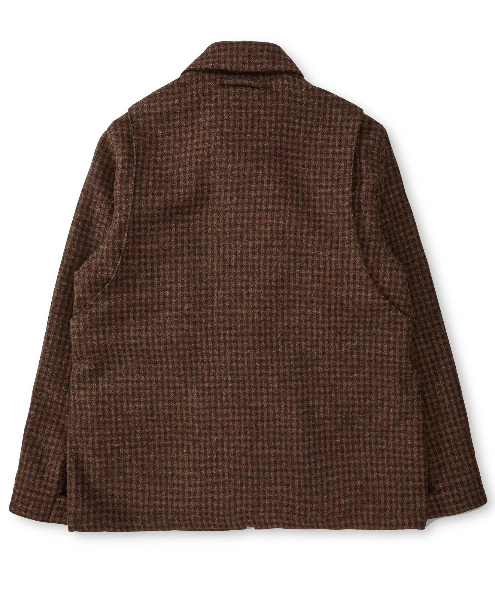 LAWRENCE FIELD JACKET IN BROWN WOOL CHECK