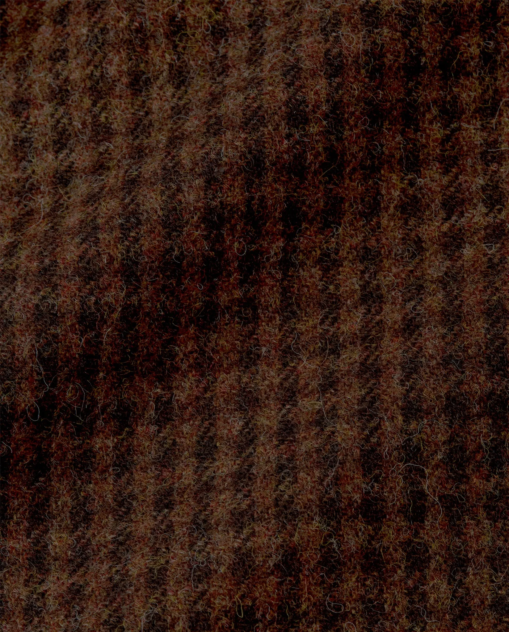 LAWRENCE FIELD JACKET IN BROWN WOOL CHECK