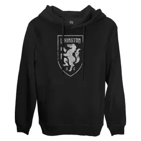 Lexington SC Mono Badge Fleece Pullover Hoodie - Black