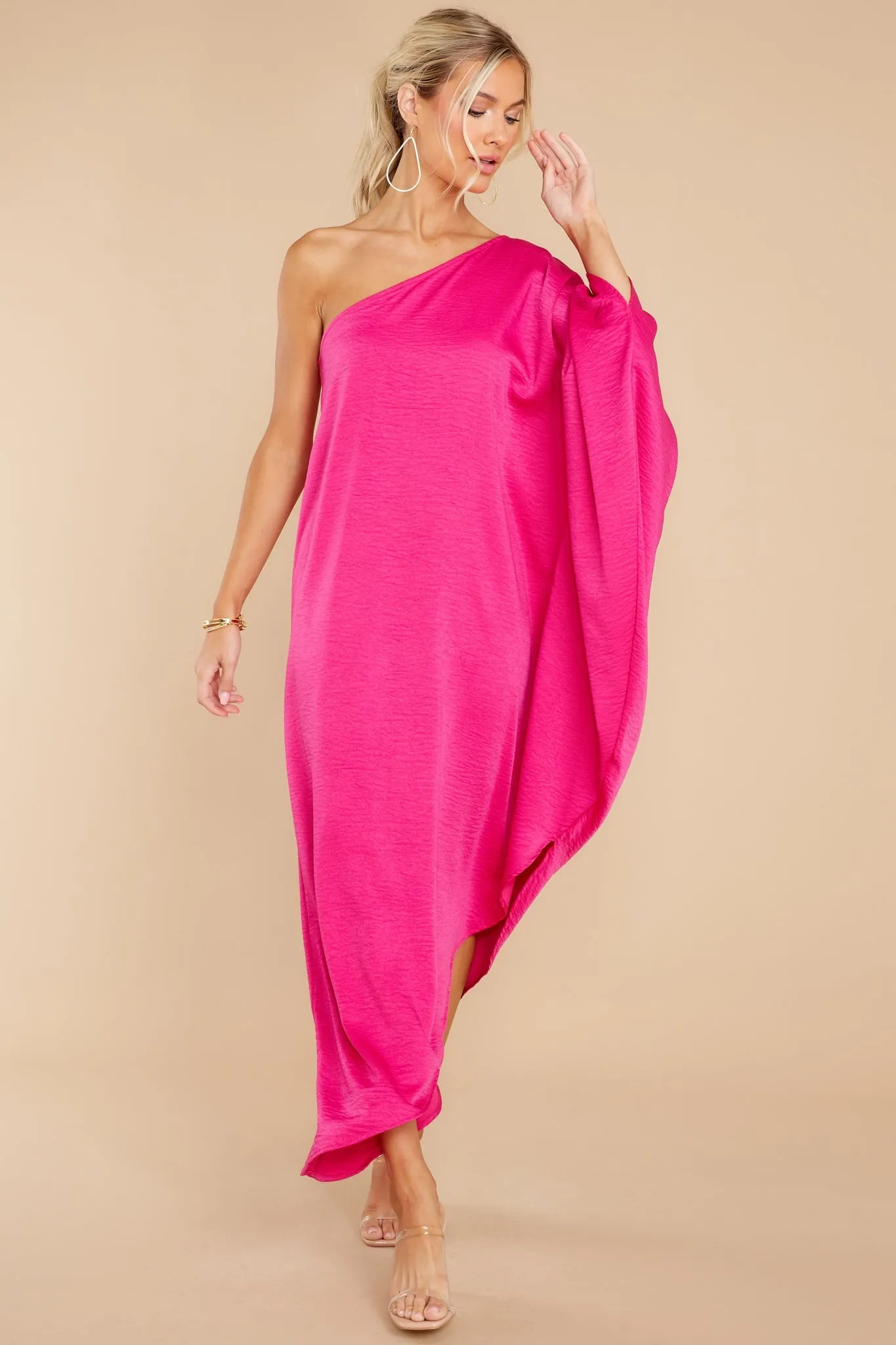 Like Royalty Fuchsia Maxi Dress