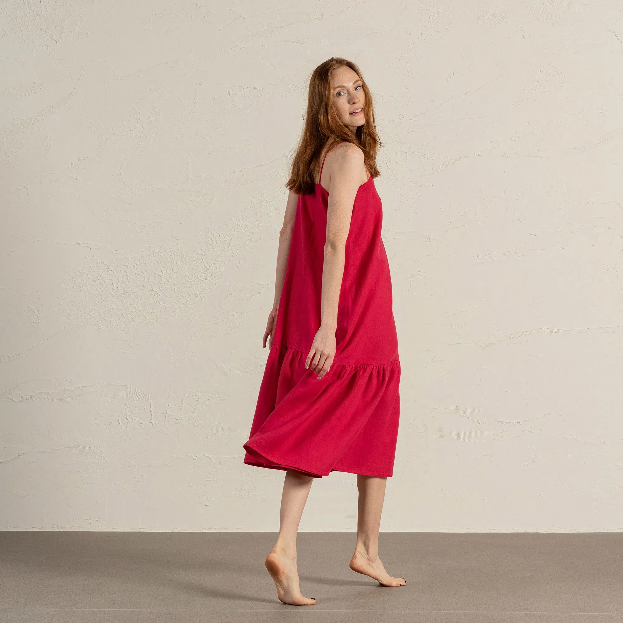 Linen Smock Dress Lisa