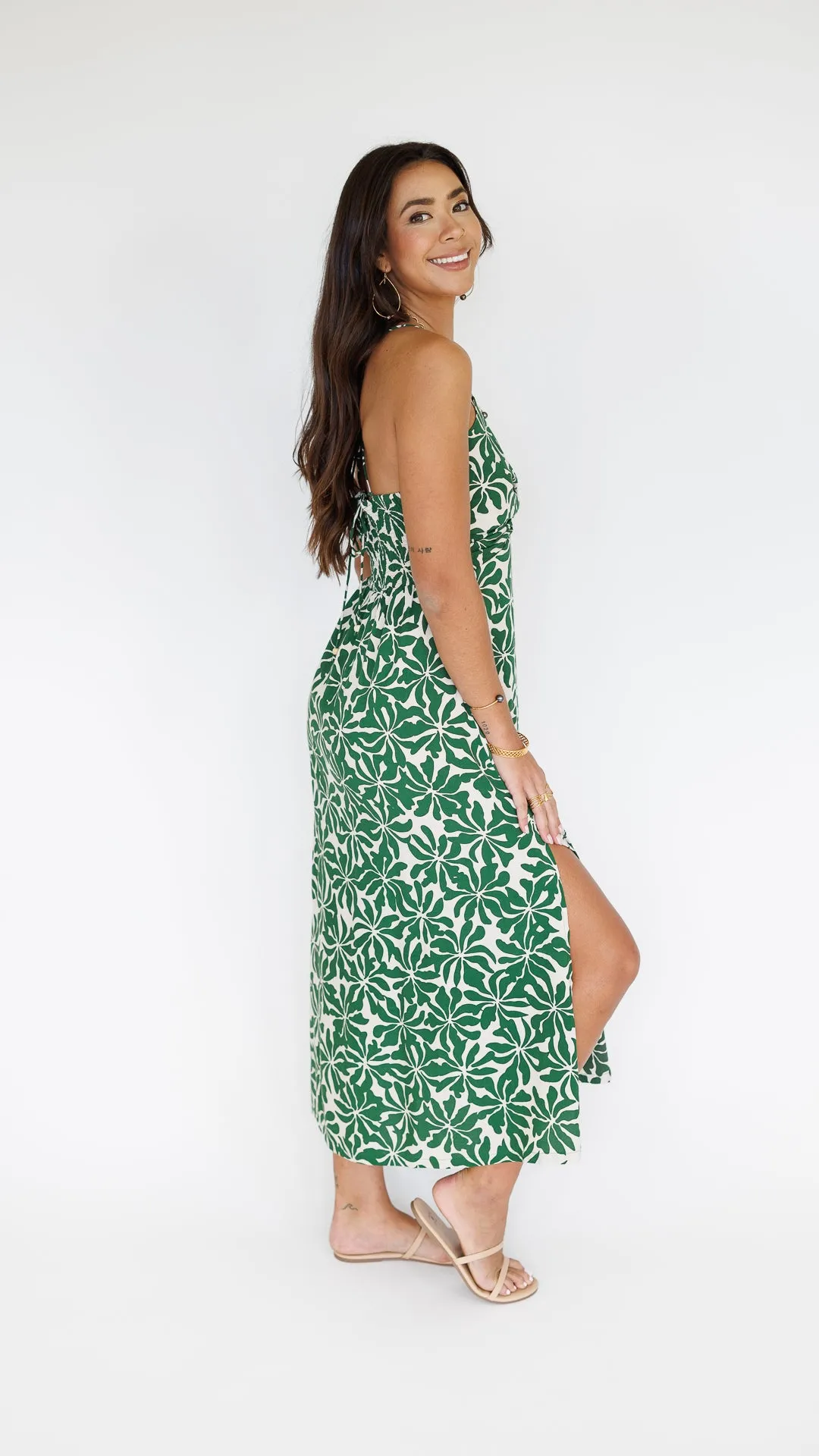 Lorena Dress / Aloha Forest