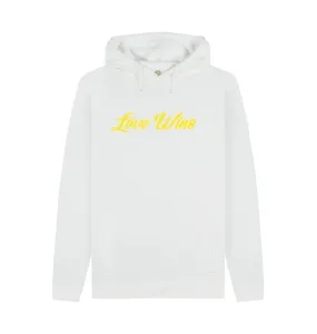 Love Wins Unisex Hoodie - White, Navy, Light Heather or Black