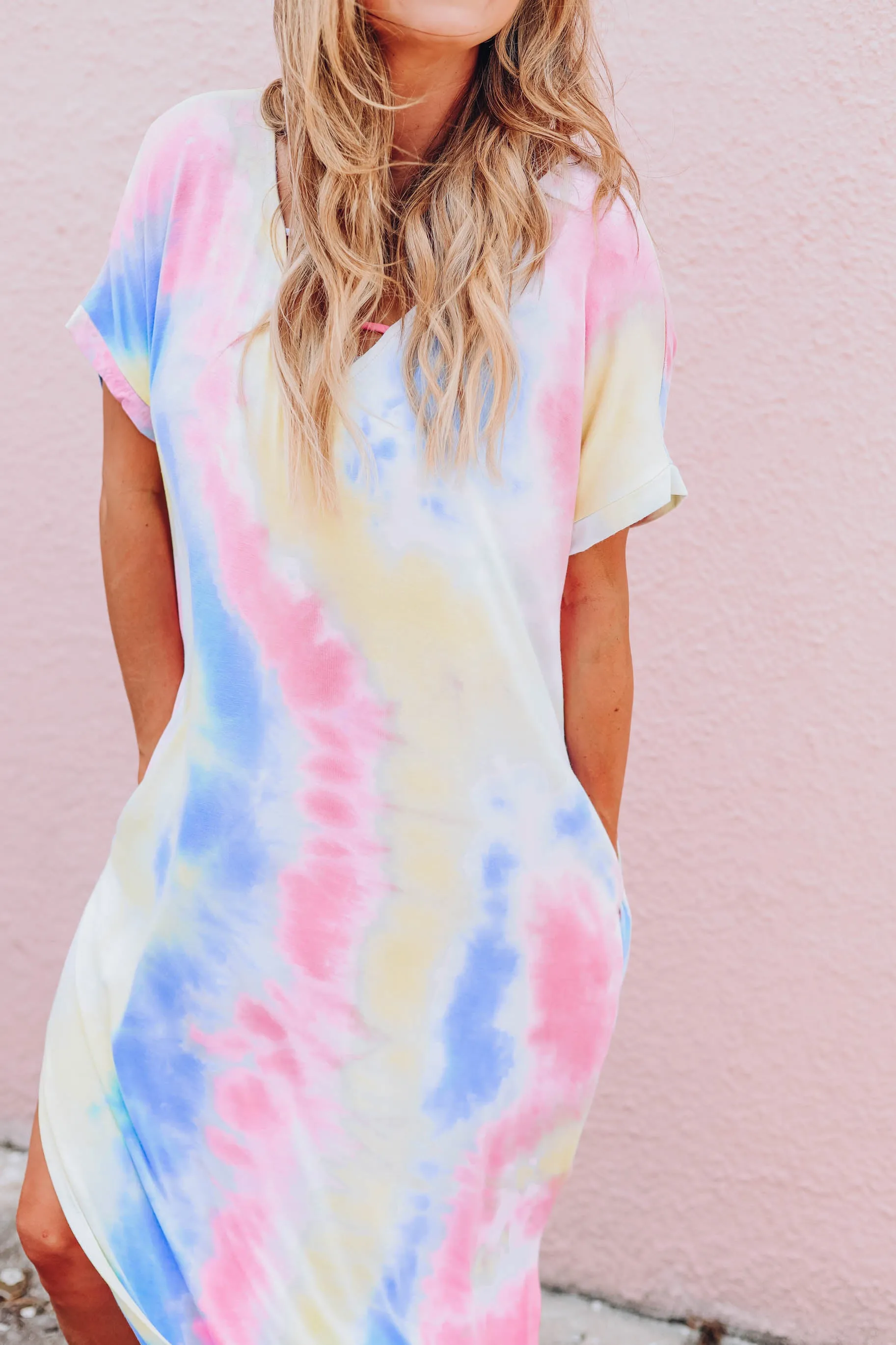 Main Event Tie Dye Maxi Dress