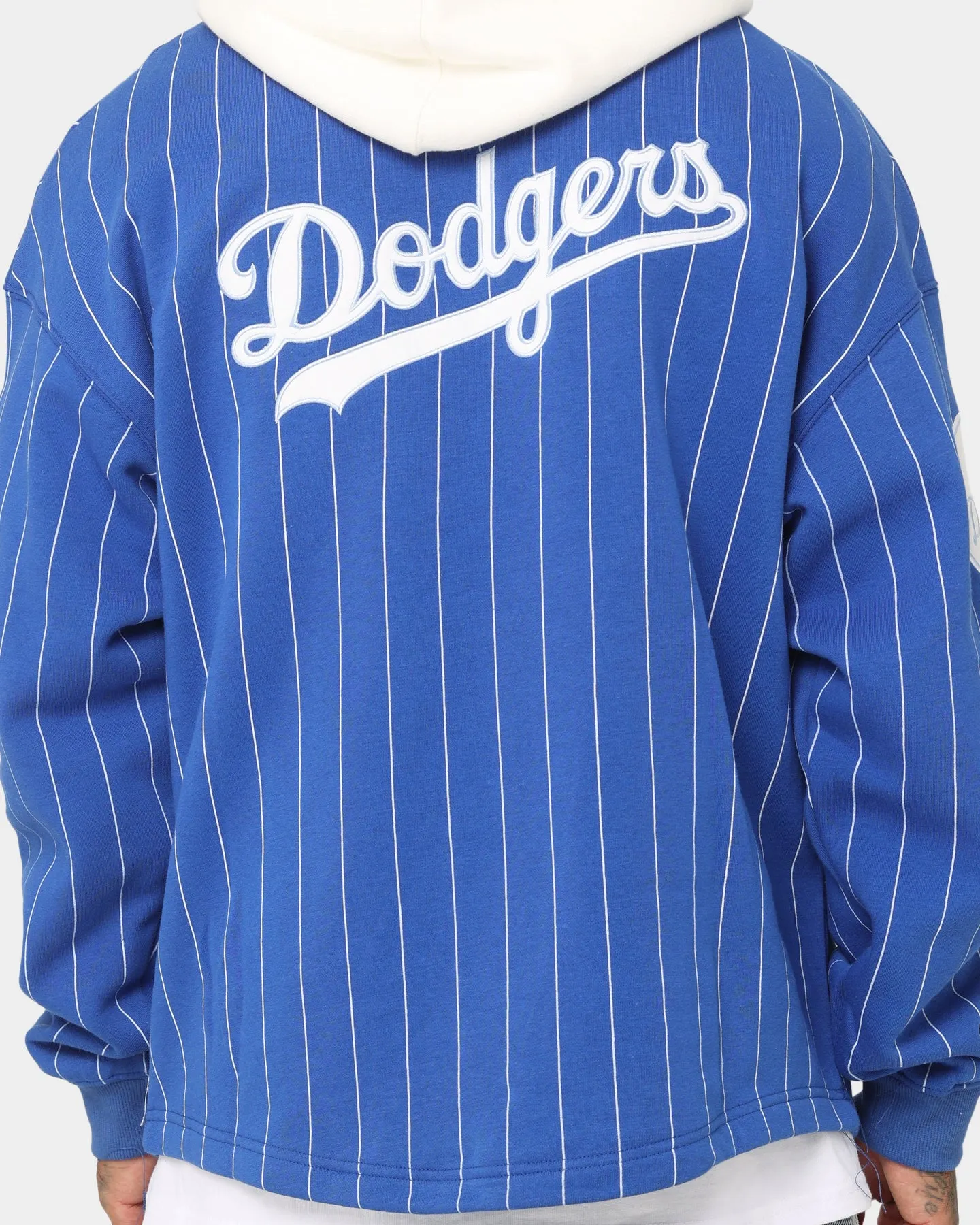 Majestic Athletic Los Angeles Dodgers Fleece Replica Hooded Jacket Galactic Cobalt