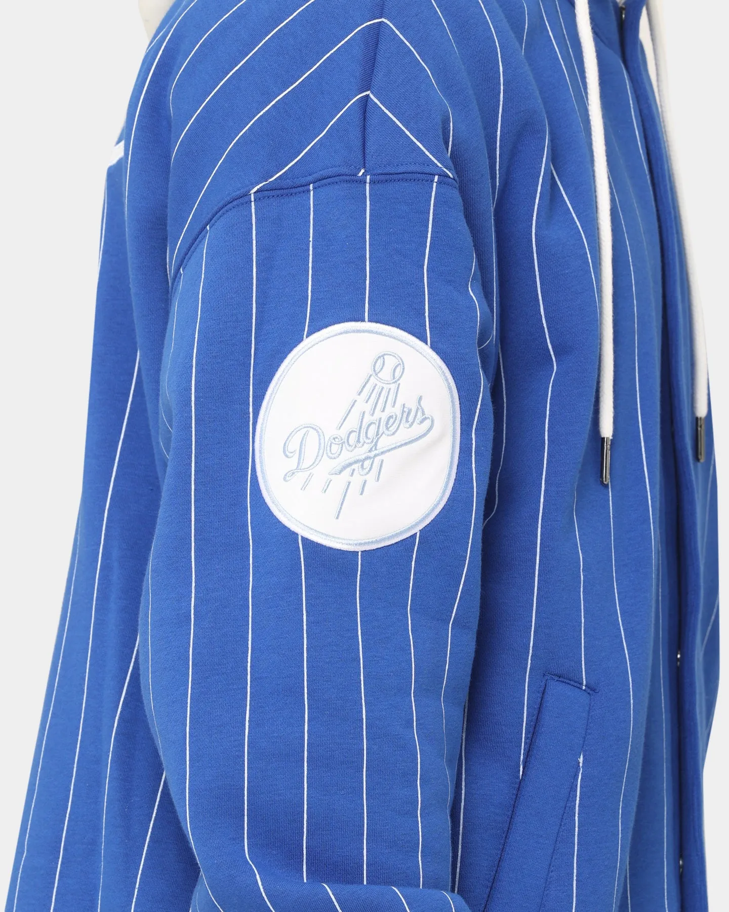 Majestic Athletic Los Angeles Dodgers Fleece Replica Hooded Jacket Galactic Cobalt