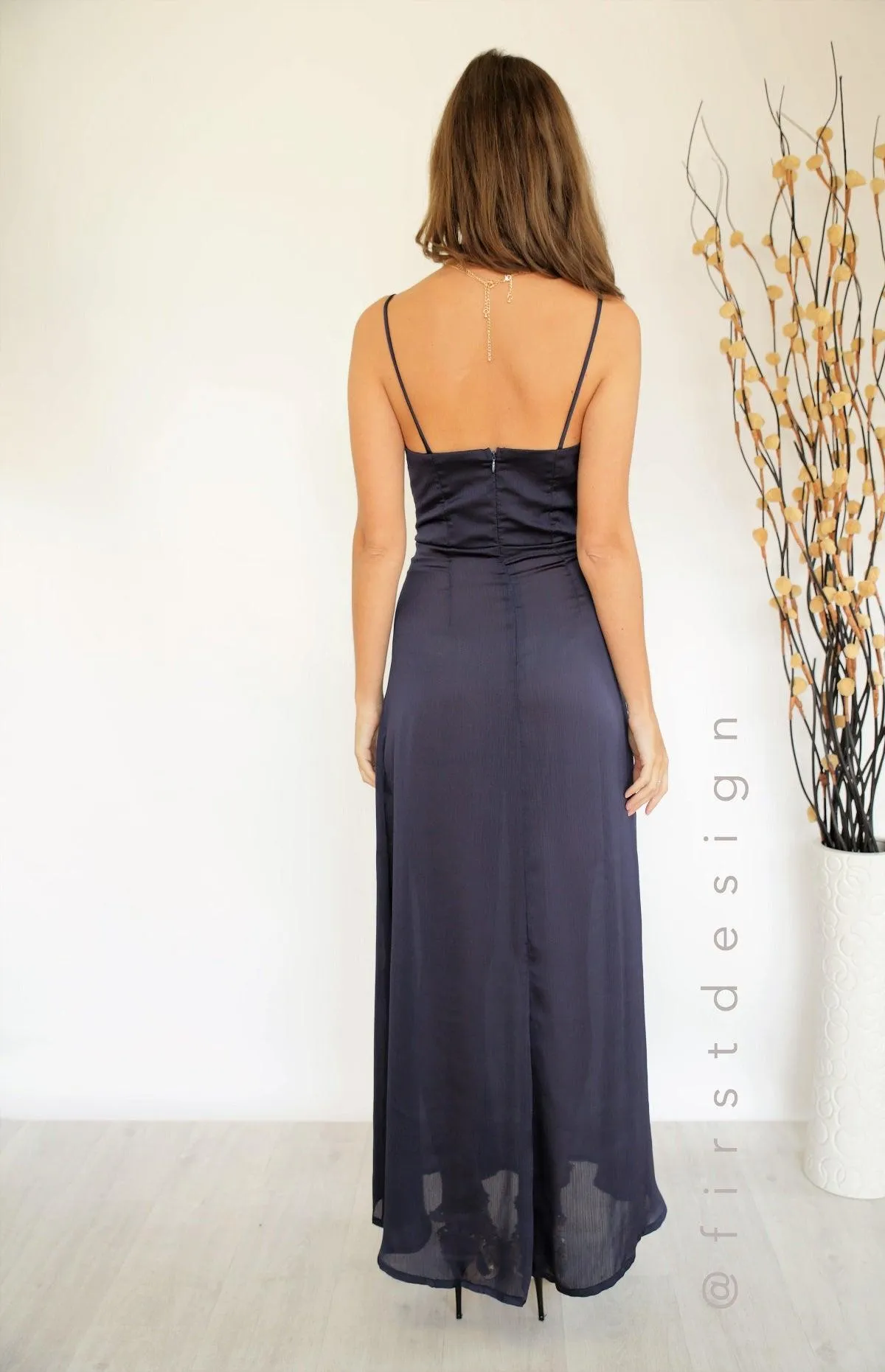 Maya Dress Navy