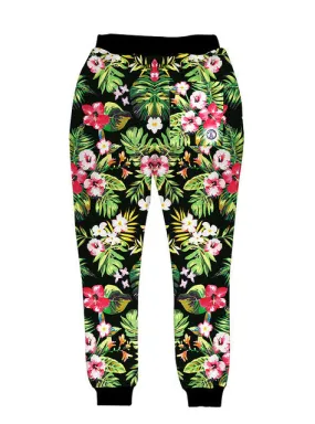 Men's 3D Flower Print Pants