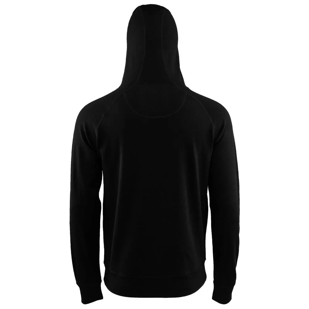 Mens Merino 260 Lounge Hoodie (Black/Smoke)