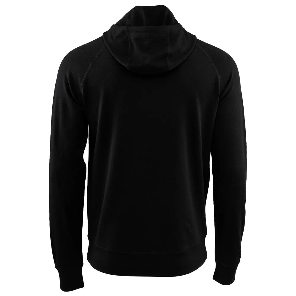 Mens Merino 260 Lounge Hoodie (Black/Smoke)