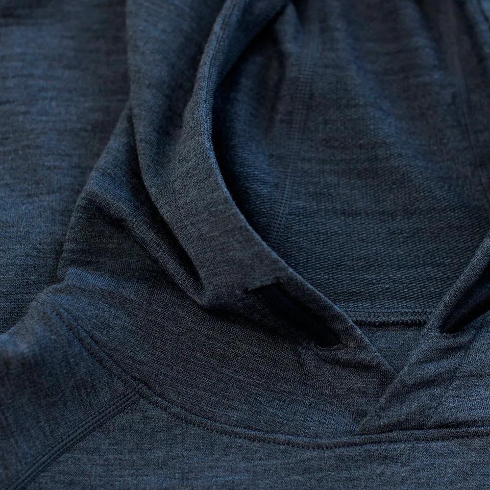 Mens Merino 260 Lounge Hoodie (Denim/Navy)