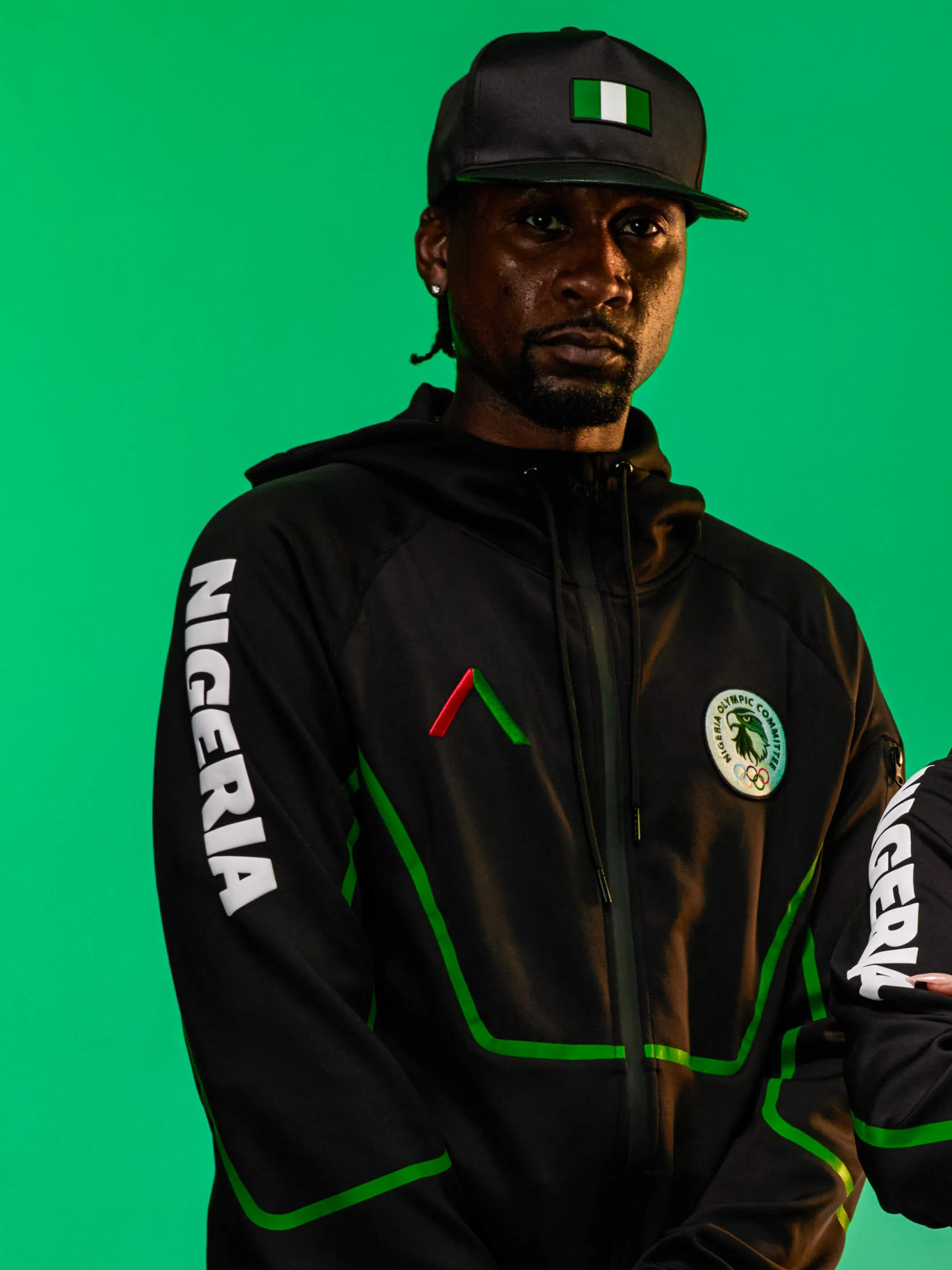 Men's Team Nigeria Zipper Hoodie