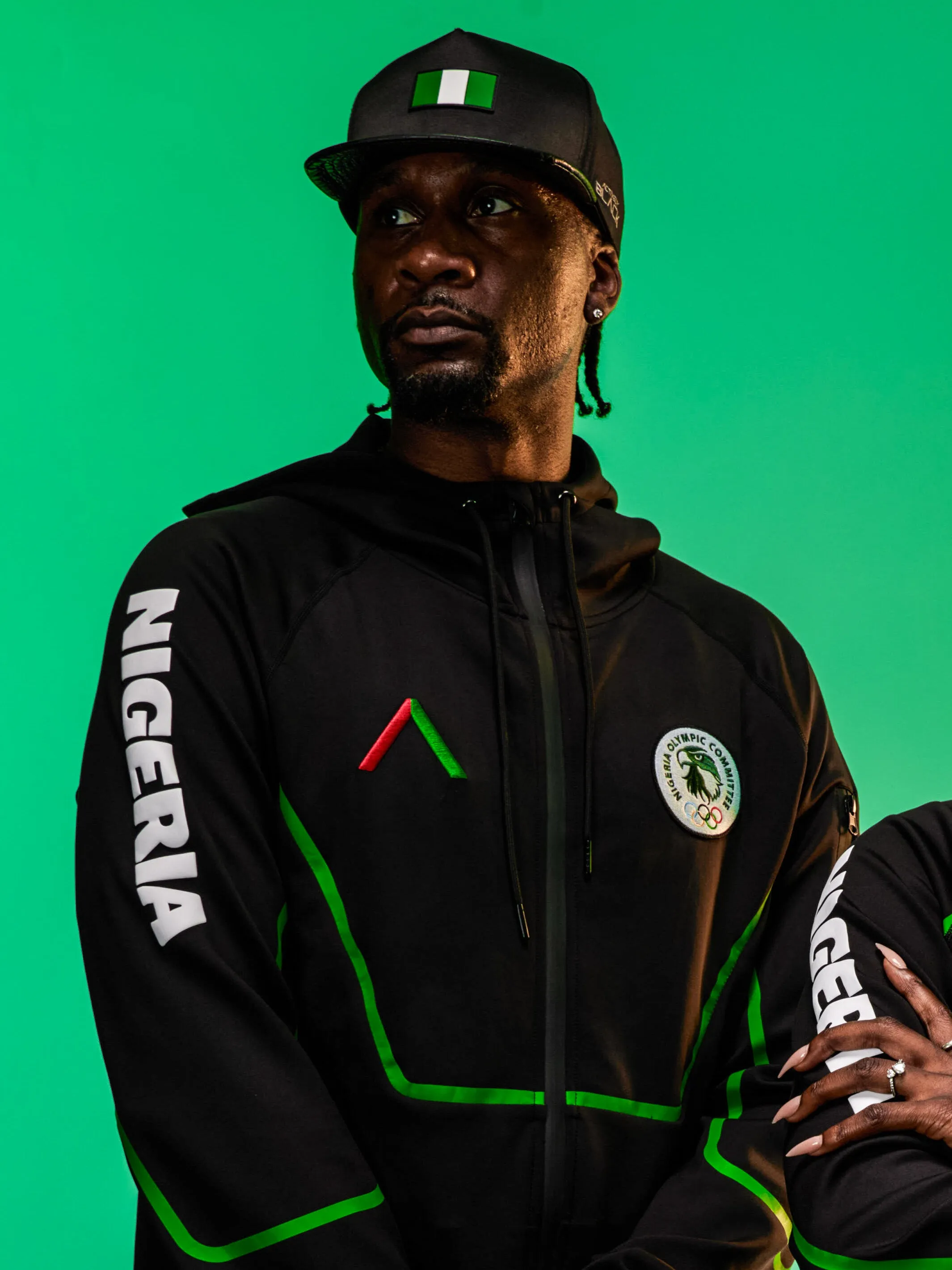 Men's Team Nigeria Zipper Hoodie